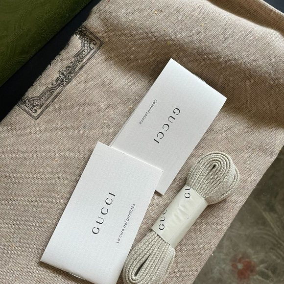 Men's Gucci 700641 Gg Supreme Platform Sneaker In Black size 9 - Picture 12 of 13